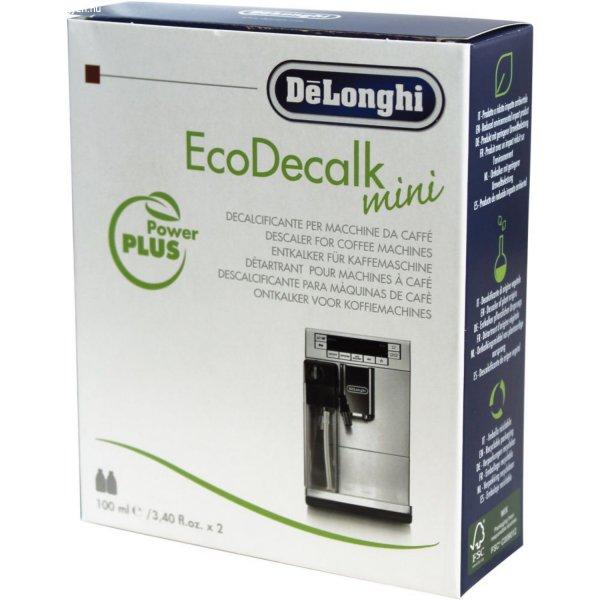 Vízkőoldó folyadék 2 x 100 ml Delonghi automata és presszó kávégépekhez
DeLonghi Eco Decalk mini