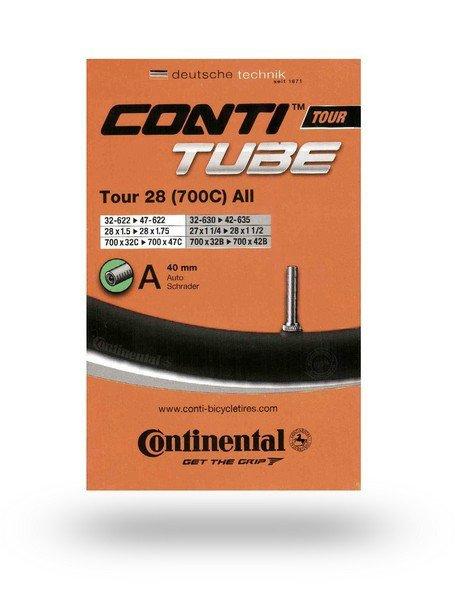Continental Tour 28x1.5-1.75 (32/47-622) AV autó szelepes kerékpár
gumitömlő