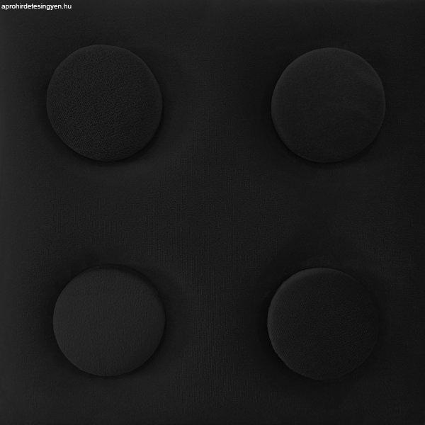 KERMA Cubes építőkocka textil falpanel 25x62,5 cm fekete- Piano 17