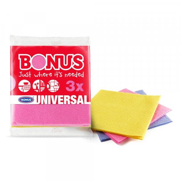 Törlőkendő általános 3 db/csomag Bonus_B163
