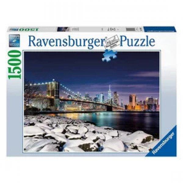Puzzle 1500 db - Tél New yorkban