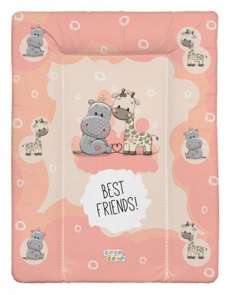 Babastar puha pelenkázó lap 50*70 cm - Best friend's ! barack