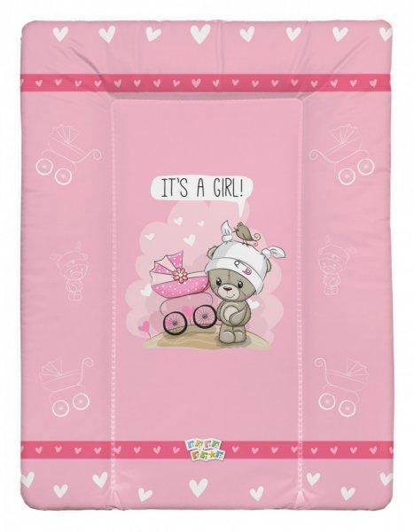 Babastar puha pelenkázó lap 50*70 cm - It's a girl ! maci babakocsi
rózsaszín 