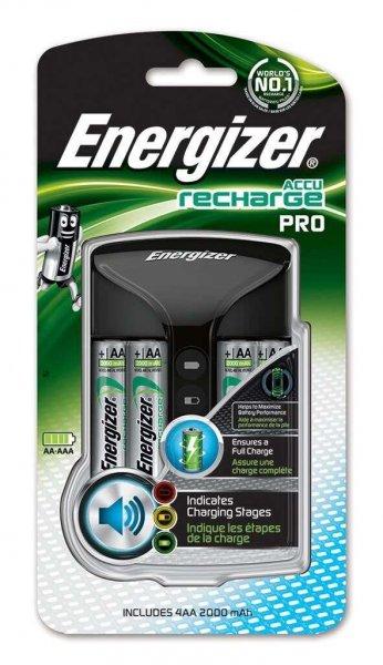 Energizer Pro töltő + Power Plus AA akkumulátor (4db/csomag)  (7638900398373)