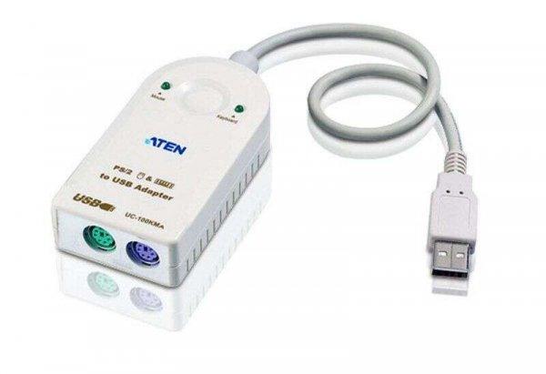 ATEN PS/2 to USB Adapter with Mac support White UC100KMA