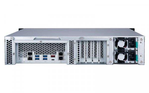QNAP TS-877XU-RP Rack (2U) Ethernet/LAN Fekete, Szürke 2600 NAS szerver