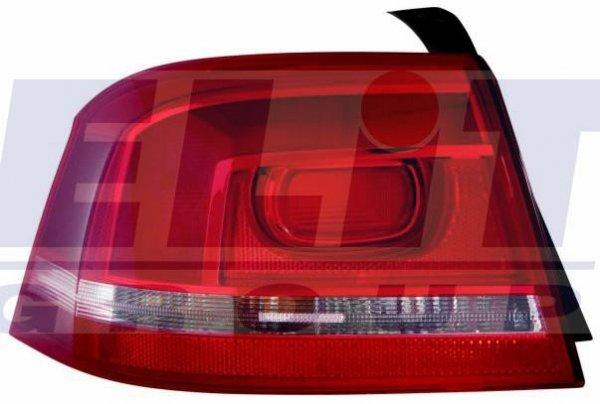 Vw Passat B7 Bal hátsó lámpa külső, (piros-átlátszó) foglalat nélkül
SEDAN 3AE945095F