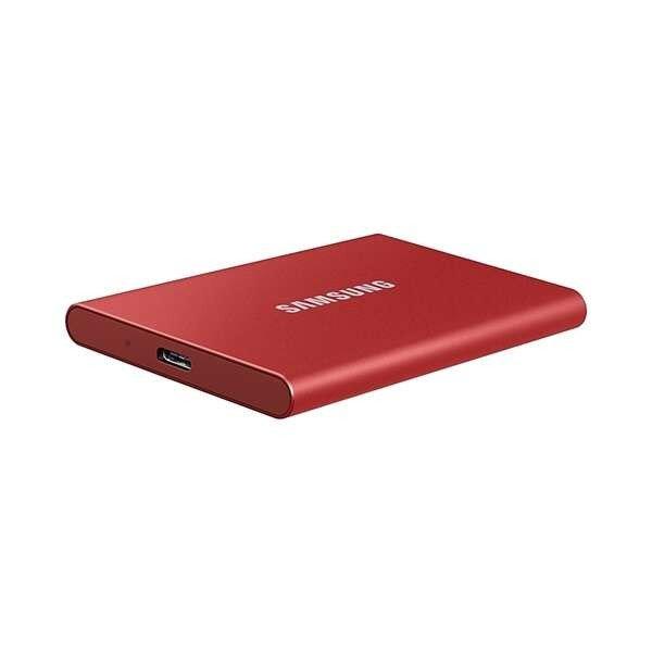 Samsung MU-PC500R/WW     T7 500GB USB 3.2 Külső SSD Piros