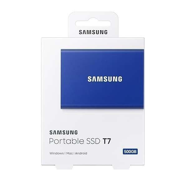 Samsung   MU-PC500H/WW T7 500GB USB 3.2 Külső SSD Kék