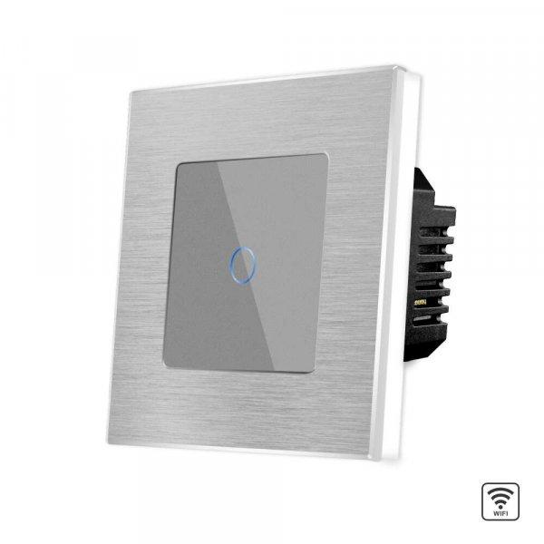 Egyszerű Üveg Érintőkapcsoló Wi-Fi Alumínium keret LUXION