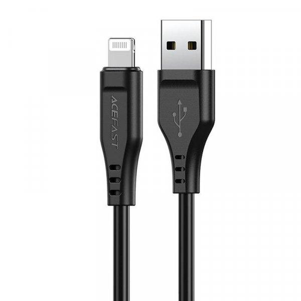 USB-kábel a Lightning Acefast C3-02-hez 1,2 m (fekete)