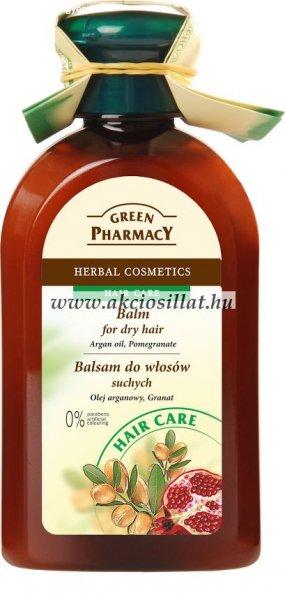 Green Pharmacy hajbalzsam száraz és erősen igénybevett hajra argán olaj és
gránátalma kivonattal 300ml