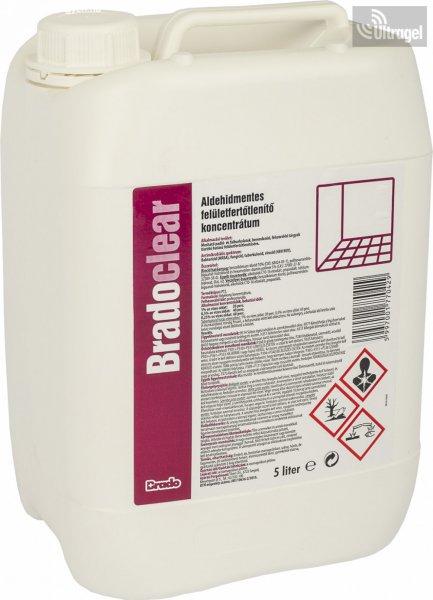 BradoClear alkoholmentes felületfertőtlenítő koncentrátum - 5000ml 