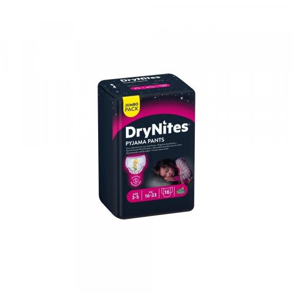 Lány pelenka csomag DryNites (16db) 3-5 éveseknek, 16-12 kb