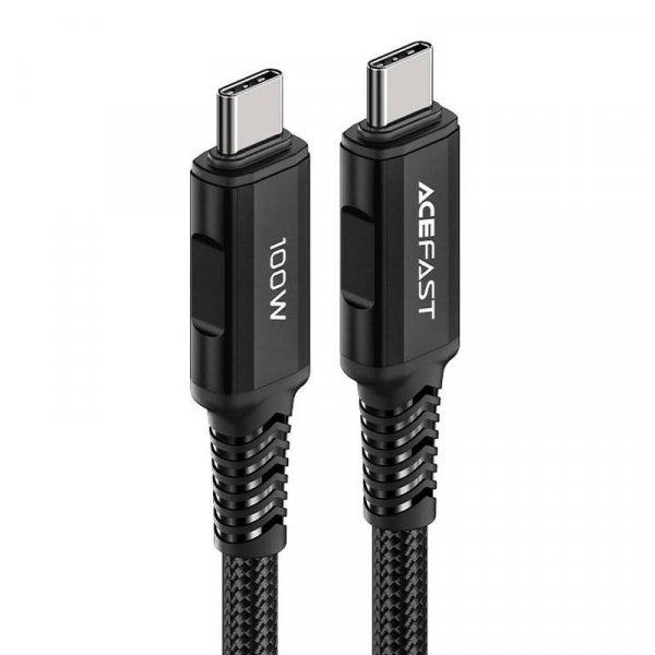 USB-C – USB-C kábel Acefast C4-03, 100 W, 2 m (fekete)