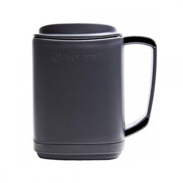 Bögre - Ridgemonkey Thermo Mug Gunmetal Green - duplafalú bögre (RM115-000)