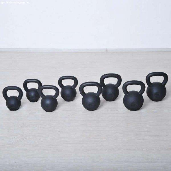 X100572 Öntöttvas kettlebell gumi talppal, 32 kg