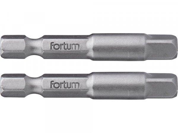 FORTUM adapter klt. 2 db, dugókulcsok gépi efogásához; S2 acél, 1/4",
50 mm, liszteren 4741523