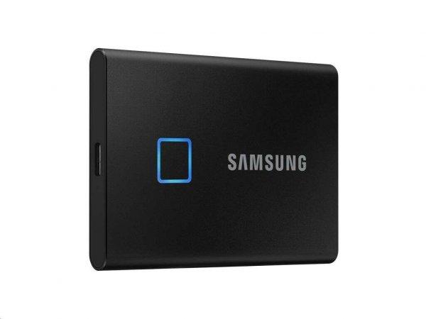 Samsung 2TB T7 Touch külső SSD meghajtó fekete