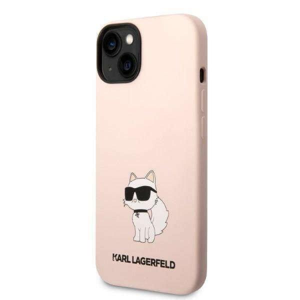 Apple iPhone 14 Karl Lagerfeld Silicone Choupette tok - KLHCP14SSNCHBCP,
Rózsaszín