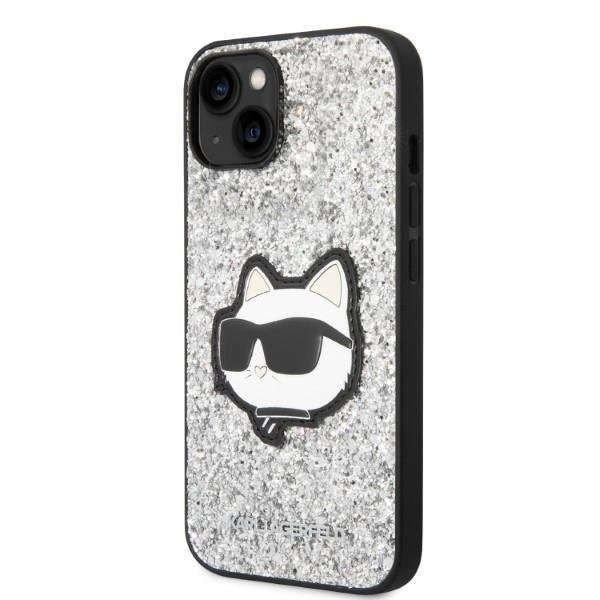 Apple iPhone 14 Karl Lagerfeld Glitter Choupette Patch tok - KLHCP14SG2CPS,
Ezüst