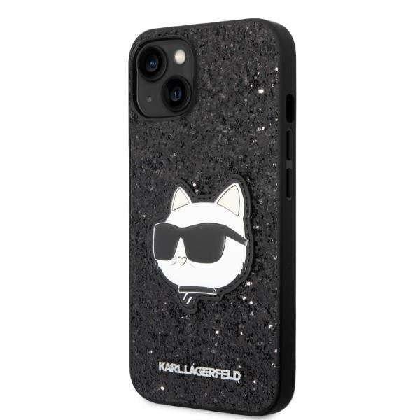 Apple iPhone 14 Plus Karl Lagerfeld Glitter Choupette Patch tok - KLHCP14MG2CPK,
Fekete