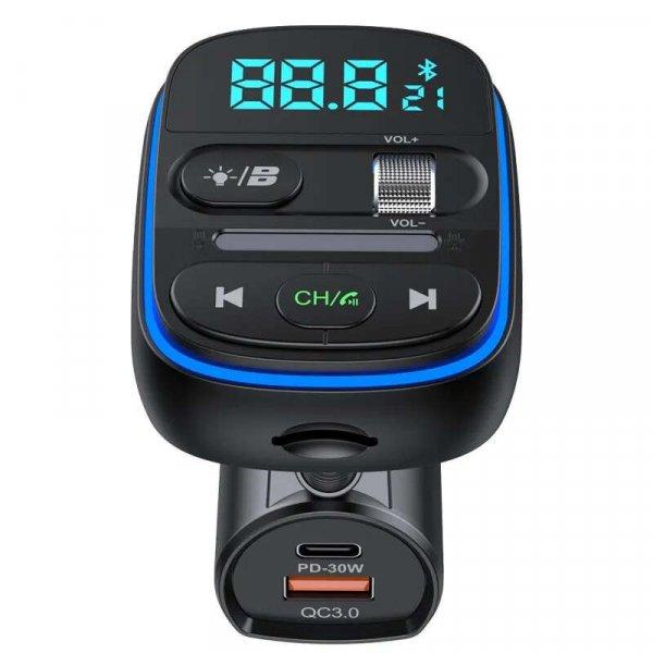 HiGi® - T77 szivargyújtóba dugható FM transzmitter & autós USB-s
gyorstöltő