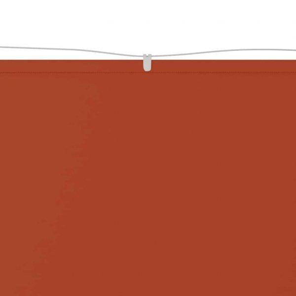 Terrakotta oxford-szövet függőleges napellenző 180x270 cm