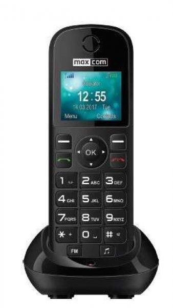 MaxCom MM35D DECT Vezeték nélküli Fekete telefon