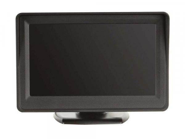 Univerzális tolatókamera monitor 4,3 coll 2x videóbemenettel 771000-6206