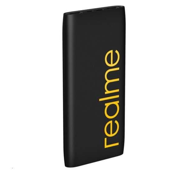 REALME 3i vésztöltő 2 USB / Type-C / microUSB (10000 mAh, 12W, gyorstöltés
támogatás) FEKETE