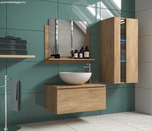 Venezia Alius A34 fürdőszobabútor szett + mosdókagyló + szifon (sonoma
tölgy)