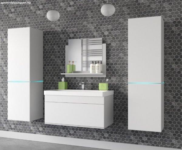 Venezia Alius A31 fürdőszobabútor szett + mosdókagyló + szifon (matt
fehér)