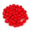 Cseh csiszolt goly gyngy - Opaque Red - 4mm