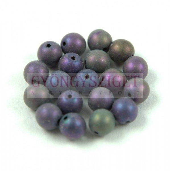 Cseh préselt golyó - Metallic Matte Purple Iris - 3mm