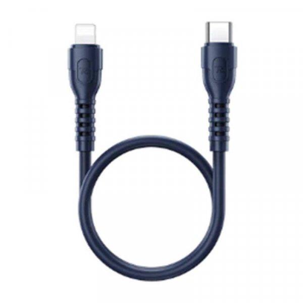 USB-C-lightning Remax Ledy kábel, RC-C022, 30 cm, 20 W (kék)