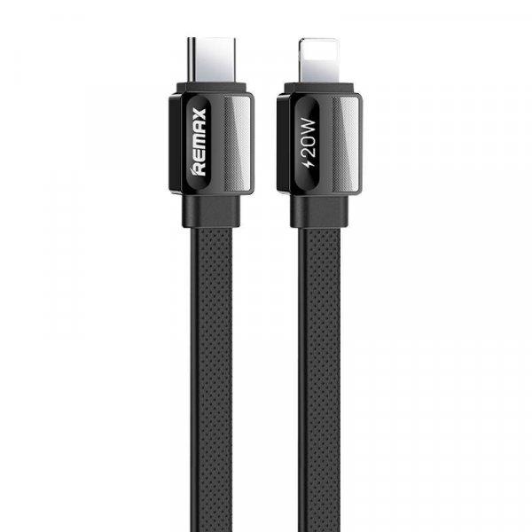 Remax Platinum Pro USB-C-villámkábel, RC-C050, 20 W (fekete)