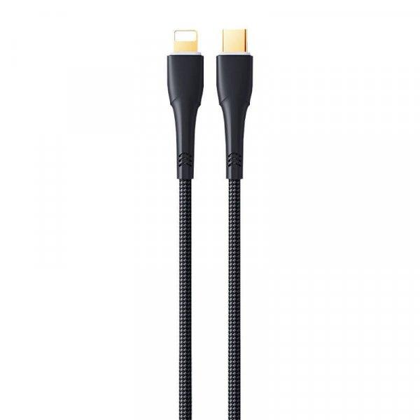 Remax Bosu USB-C-Lightning kábel, 1,2 m, 20 W (fekete)