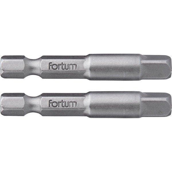 FORTUM adapter klt. 2 db, dugókulcsok gépi efogásához; S2 acél, 1/4",
50 mm, liszteren 4741523