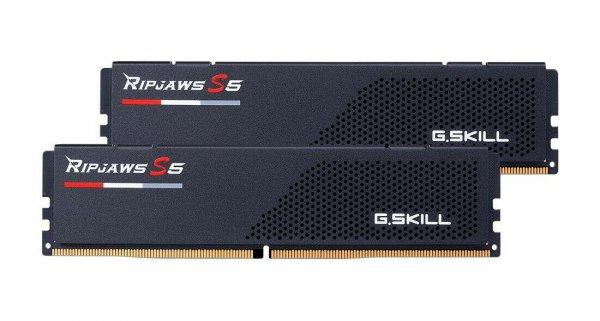 G.SKILL 32GB DDR5 6400MHz Kit(2x16GB) Ripjaws S5 Black F5-6400J3239G16GX2-RS5K