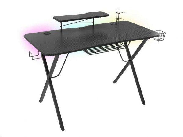 Natec Genesis Holm 300 RGB gaming asztal fekete