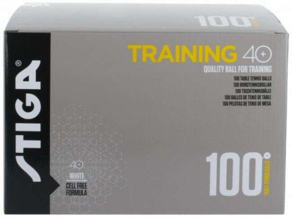 Stiga 40+ -os Training pingponglabda 100 db-os kiszerelésben/fehér