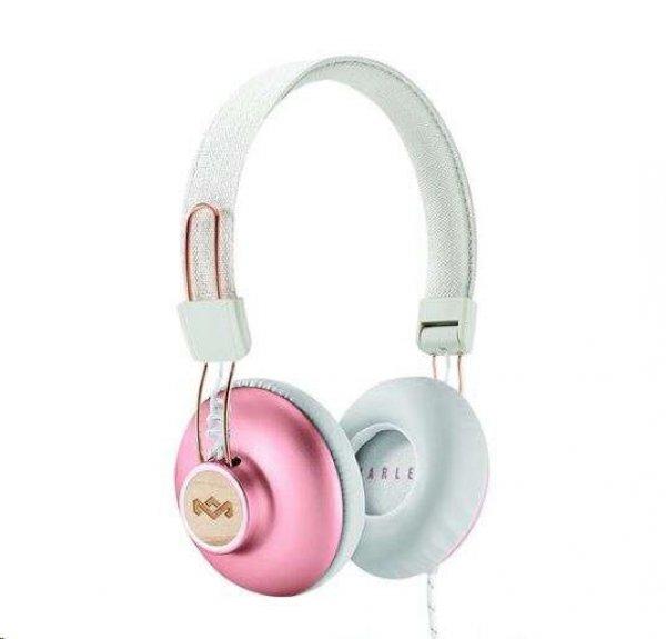 Marley EM-JH121-CP fejhallgató rózsaszín-fehér