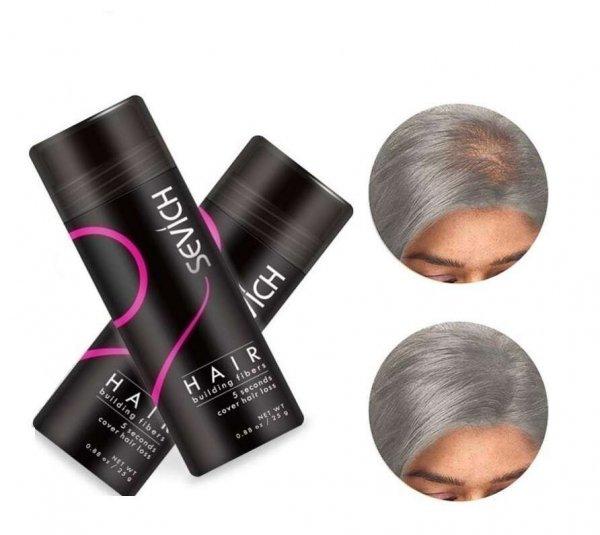 Csomag x 2 Hajépítő szálak, Ritka hajszálak, hajhiány miatt, Sevich,
szürke, 25 g