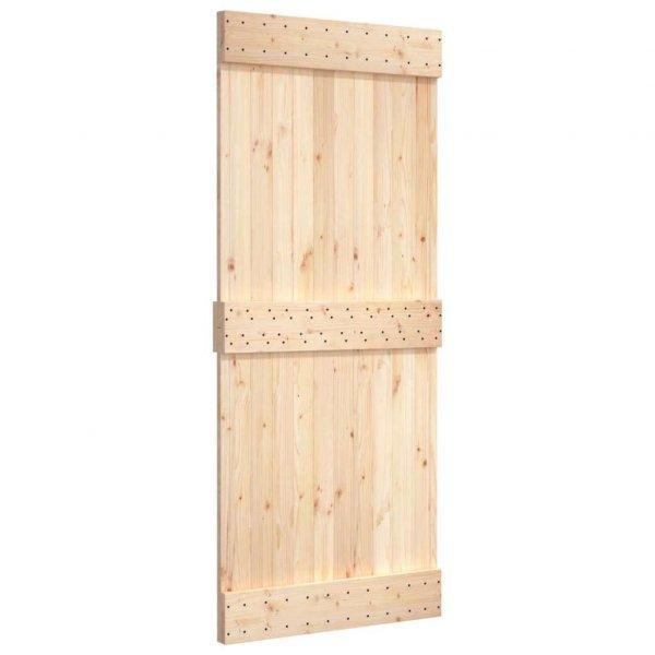 Tömör fenyőfa istálló stílusú ajtó 95x210 cm