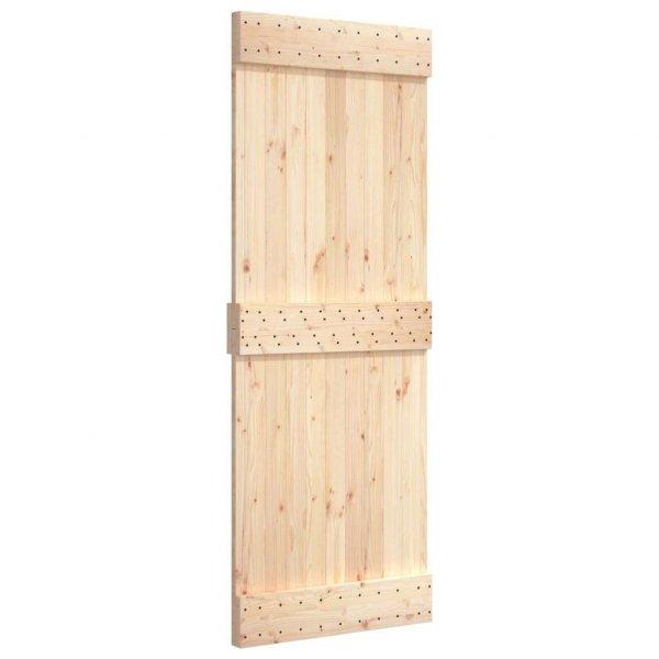 Tömör fenyőfa istálló stílusú ajtó 85x210 cm