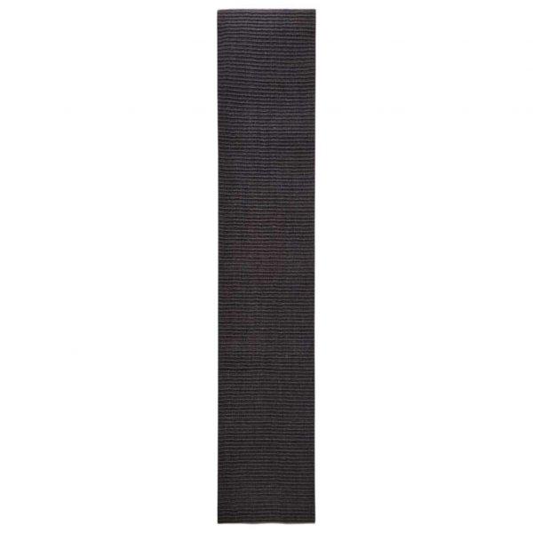 Fekete szizálszőnyeg kaparófához 66 x 350 cm