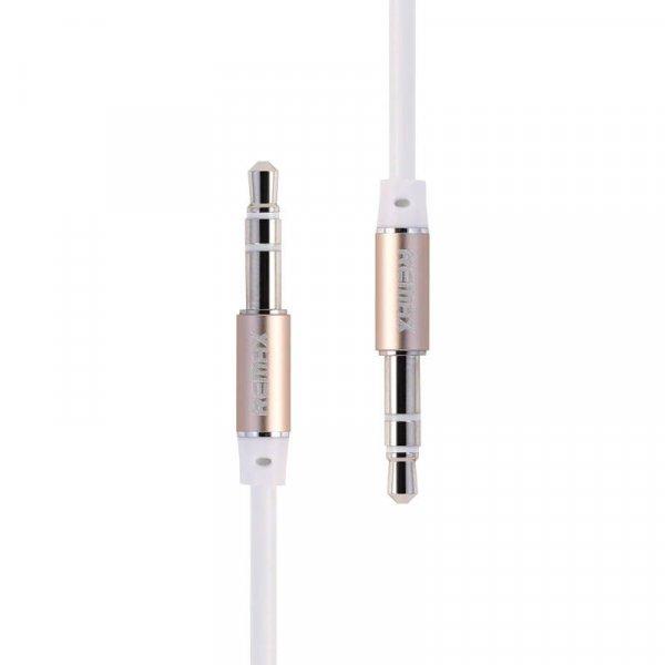 Remax RL-L100 1 m-es mini jack 3,5 mm-es AUX kábel (fehér)