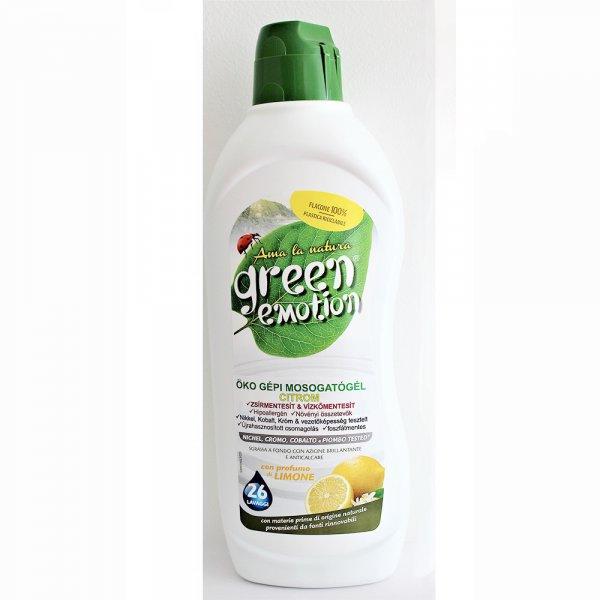 Green Emotion öko gépi mosogatógél citromos 650 ml