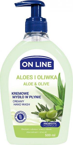 On Line folyékony krémszappan aloe vera és olíva 500 ml